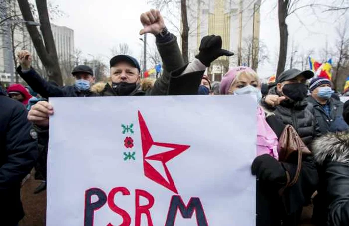 Protest Chisinau Republica Moldova FOTO EPA-EFE