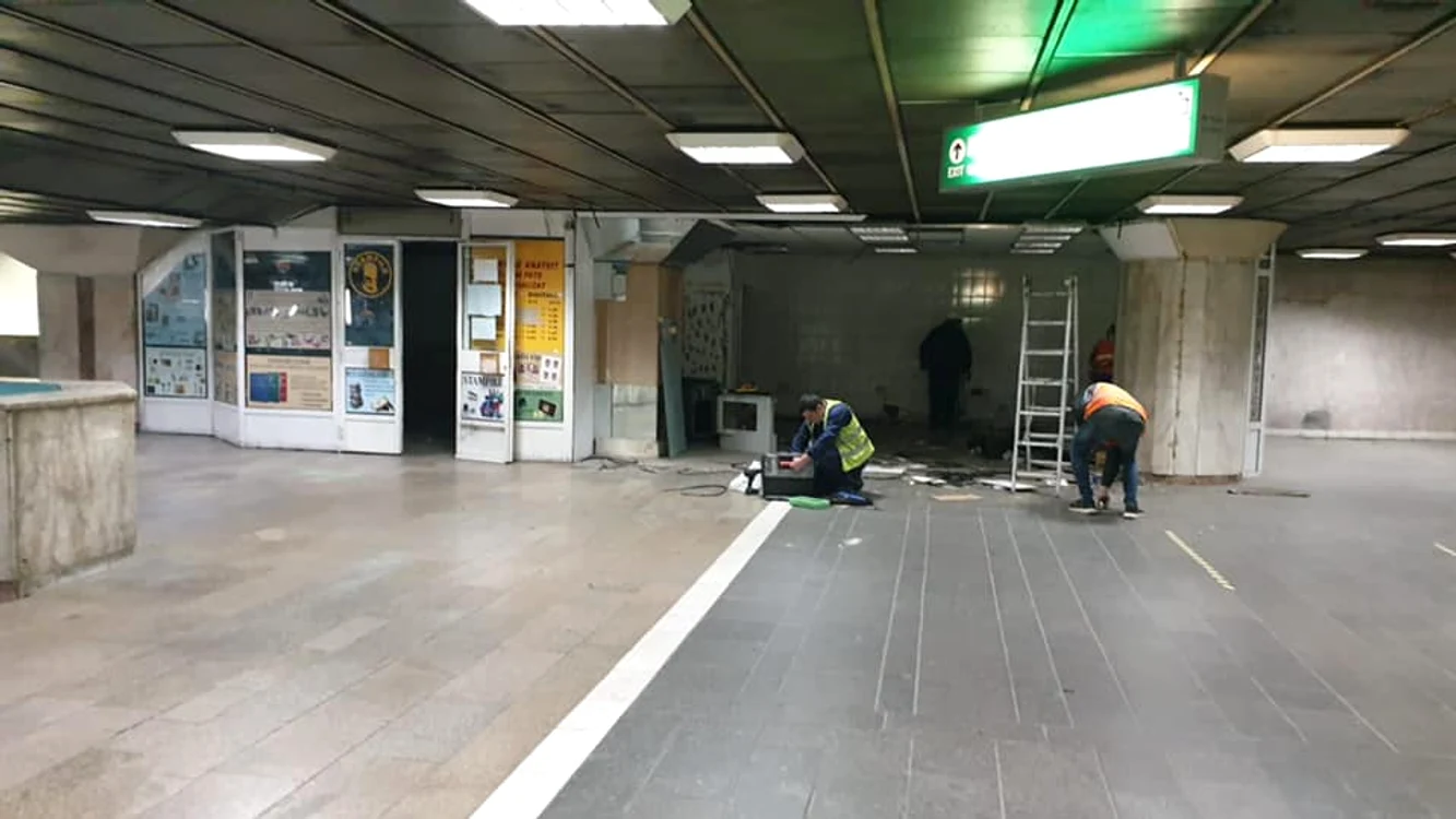 
    Primele chioșcuri demolate au fost cele de la stația de metrou Ștefan cel Mare  