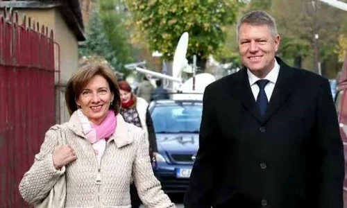 Carmen Iohannis, alături de preşedintele României, Klaus Iohannis jpeg