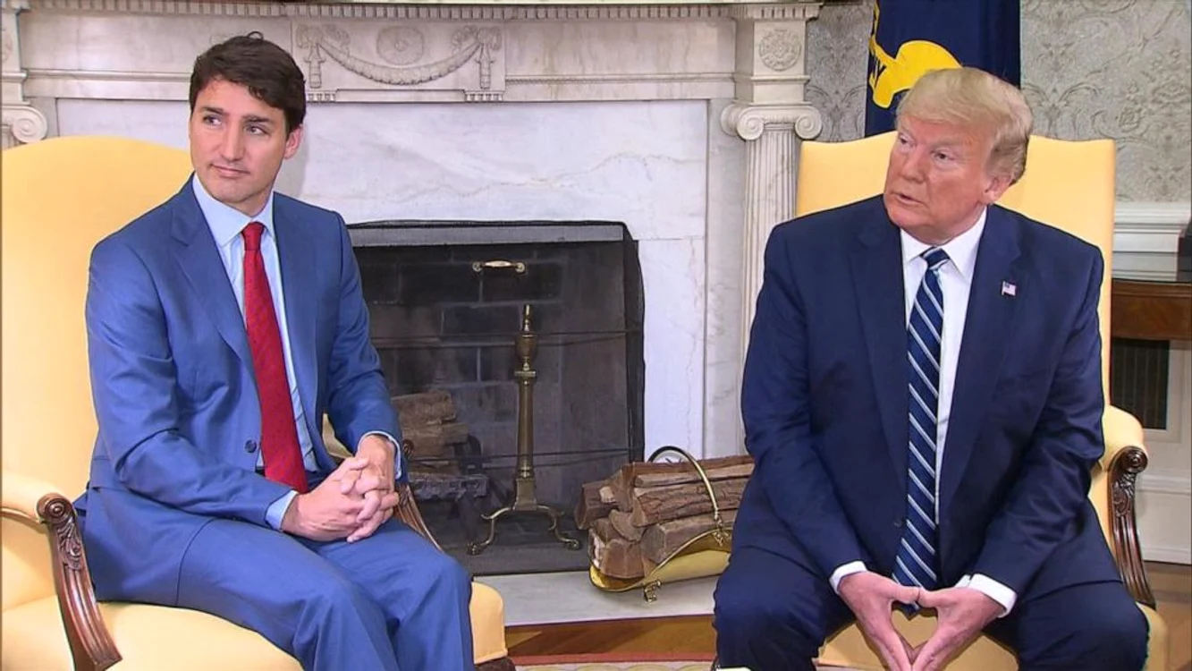 Justin Trudeau și Donald Trump/FOTO: Captură video Youtube