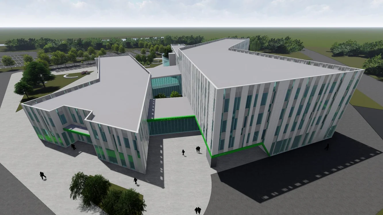 Proiectul viitorului spital de la Pitești FOTO Primăria Pitești