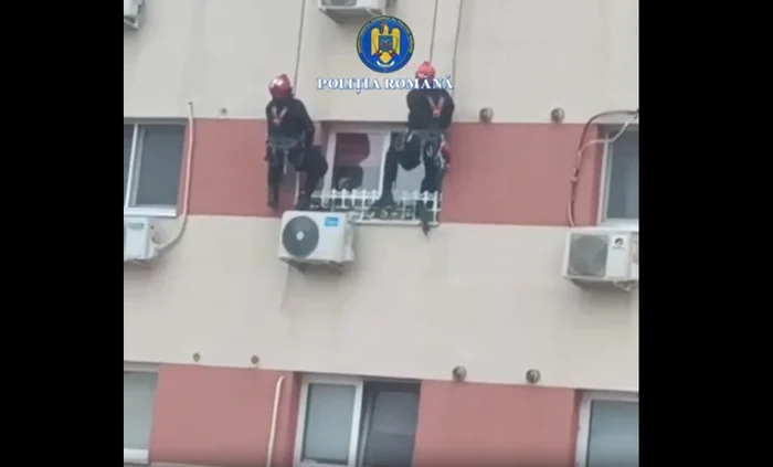 Femeia a refuzat inițial orice formă de cooperare. FOTO: captură video