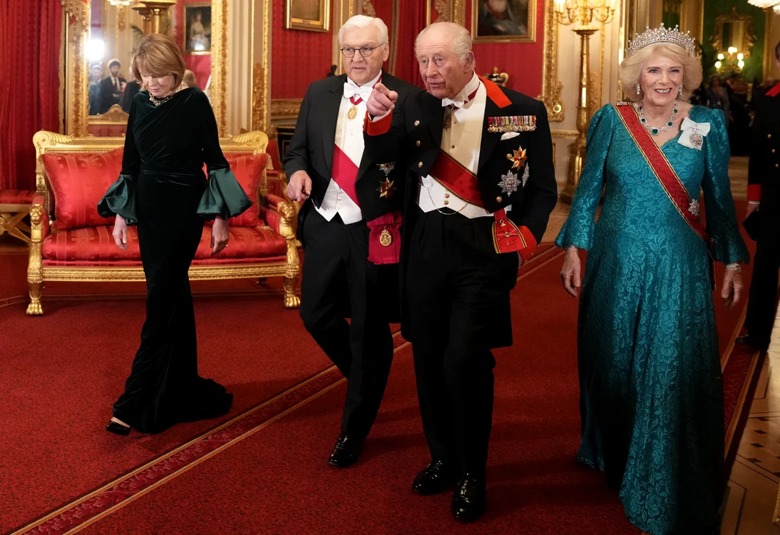 Regina Camilla și Regele Charles la bachetul de stat pentu cuplul prezidențial german   GettyImages 2249150749 jpg