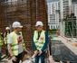 Actorul Eric Roberts, în vizită la șantierul noii Clinici de Psihiatrie Pediatrică de la Obregia. FOTO Fundația Metropolis