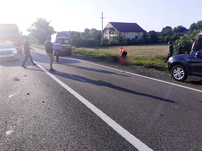 Traficul pe E85 a fost blocat mai bine de două ore FOTO Poliția Neamț