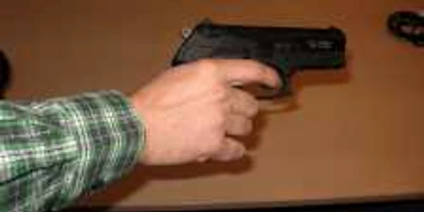 Pistolul se află acum în custodia poliţiştilor Foto:arhivă