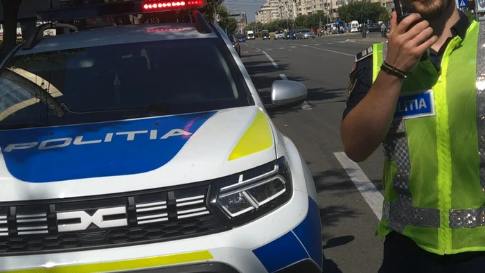Polițiștii l-au surprins pe copil în trafic FOTO: IPJ Dolj