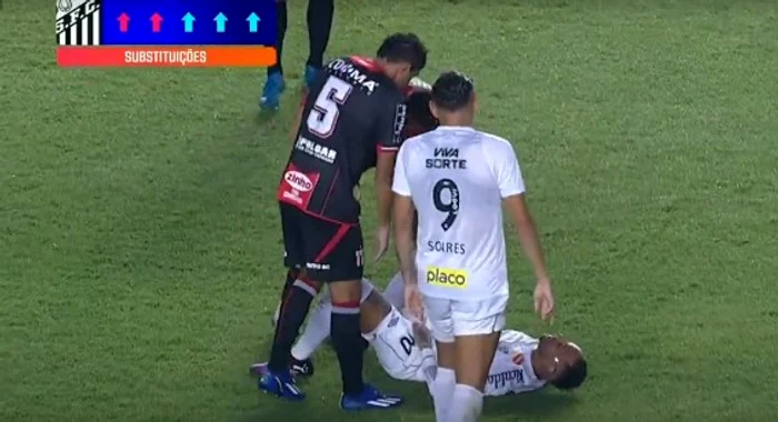 Neymar, la pământ