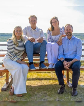 Familia Regală norvegiană în vacanța de vară