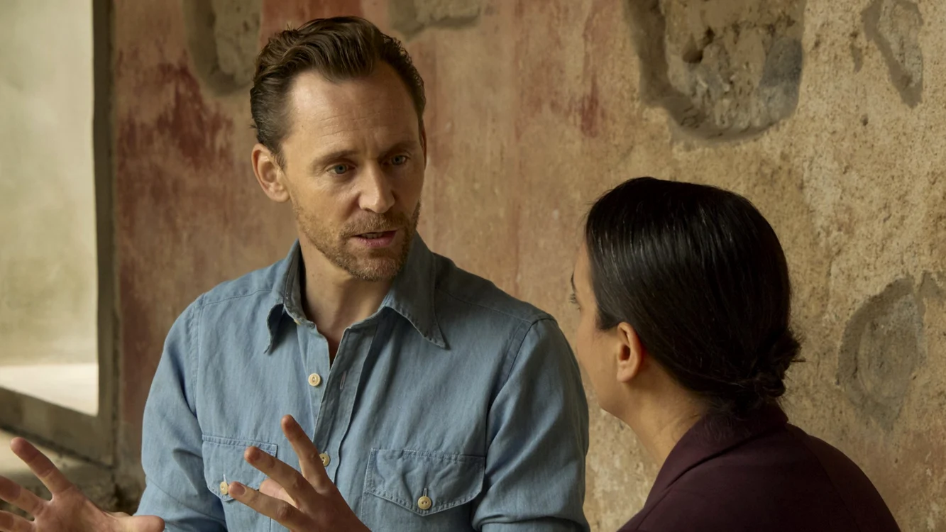 Tom Hiddleston a fost pentru prima dată la Pompeii la 17 ani. FOTO: National Geographic