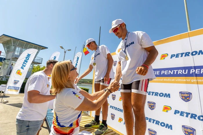 Elisabeta Lipă a asistat la CN de canotaj juniori (Foto: FR de Canotaj)