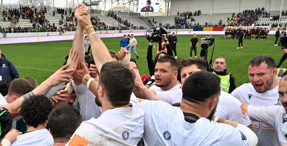 Campionatul European de rugby: România joacă mâine „finala” grupei, cu Portugalia
