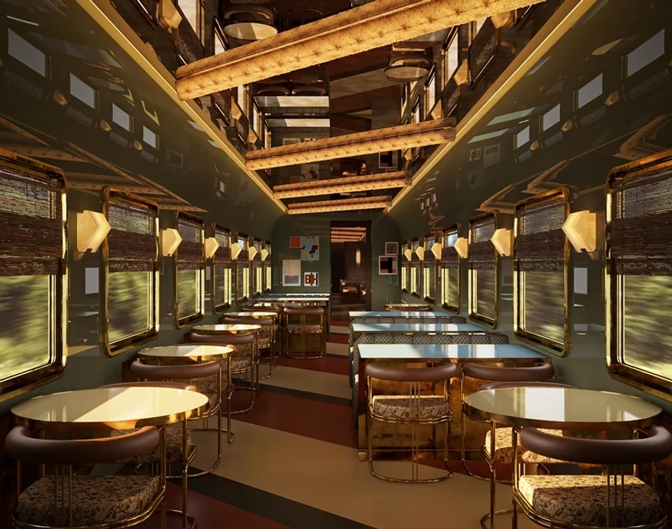Trenul de lux “La Dolce Vita Orient Express” din Italia. Sursă foto: Orient-Express.com