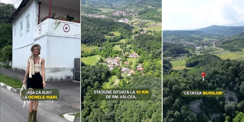 Stațiunea Ocnele Mari promovată de influencerița Ana Maria Țepuș Colaj jpg