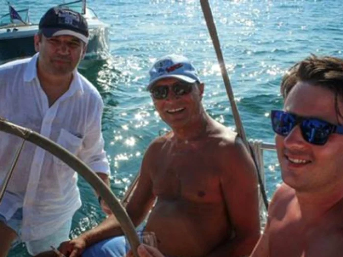 Fostul președinte Traian Băsescu este ca la el acasă, pe mare