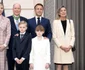 Prințesa Charlene, Albert de Monaco și Caroline de Monaco, primiți de cuplul Macron