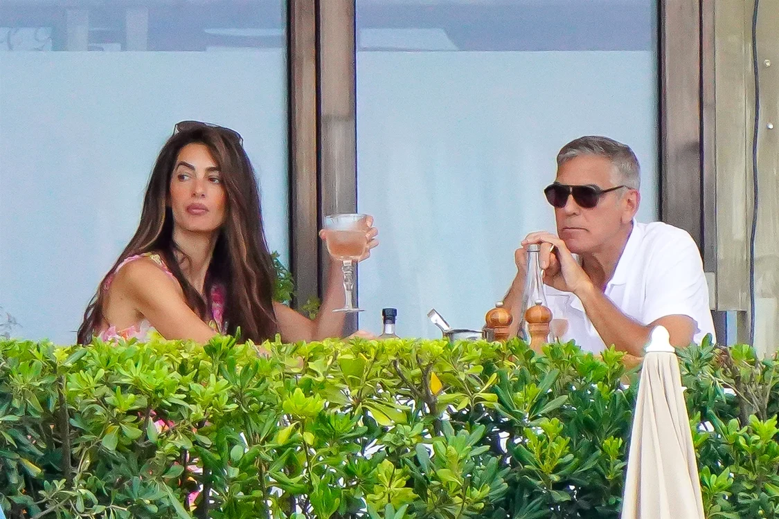 Amal și George Clooney, vacanță romantică la St Tropez, Profimedia (3) jpg