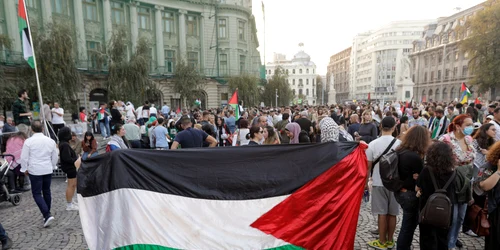 miting de solidaritate cu palestinienii din Gaza, în București, România FOTO Shutterstock 