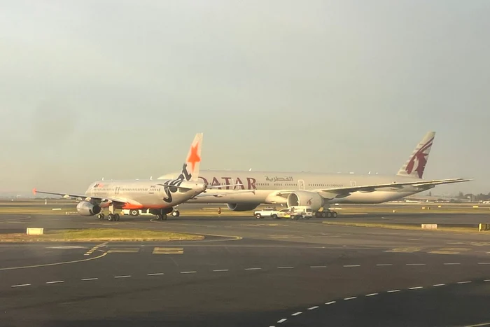 Două avioane cu sute de pasageri la bord au fost la un pas de coliziune Foto: X