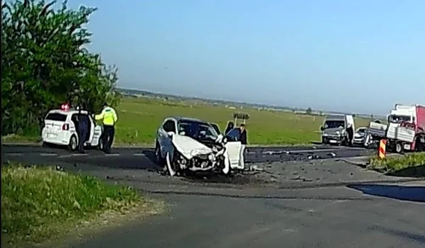 accident 4 maşini galati, foto facebook Iulian Toader jpg