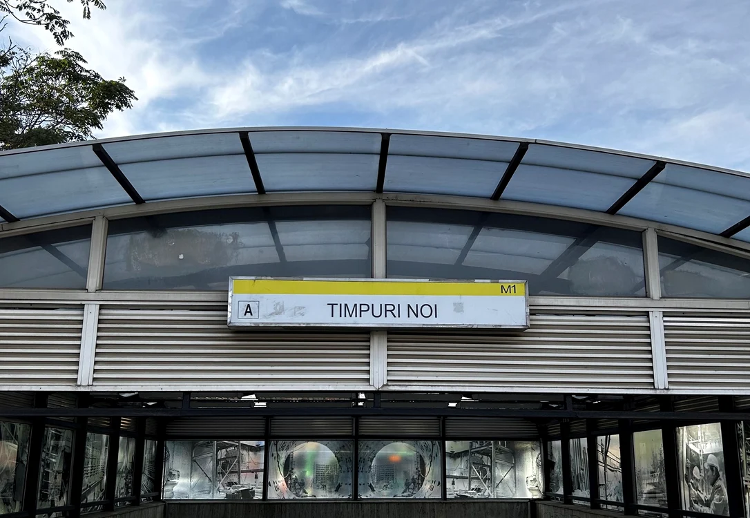 Stația de metrou Timpuri noi își schimbă numele FOTO Facebook Alina Popa