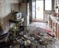 Așa arată apartamentul din Galați afectat de drona rusească /foto: Facebook
