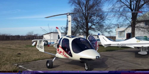 Girocopterul de la Timişoara FOTO Ştefan Both