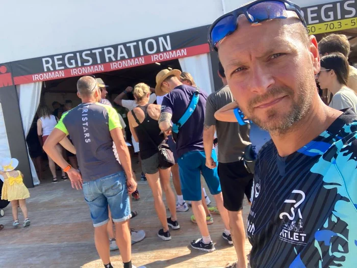 Costel Cîrje, un mare pasionat de triatlon FOTO arhiva personală
