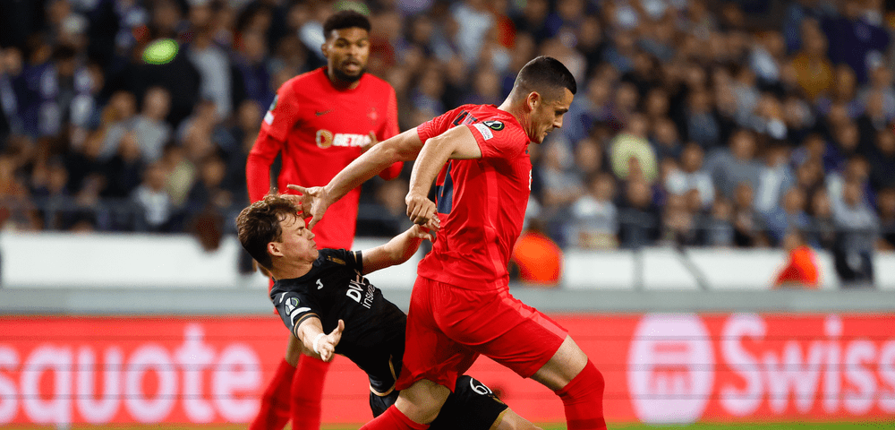 FCSB, afară din Conference League. Egal de moral cu Anderlecht