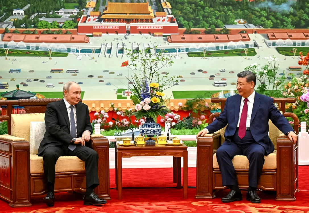 Vladimir Putin și Xi Jinping FOTO AFP