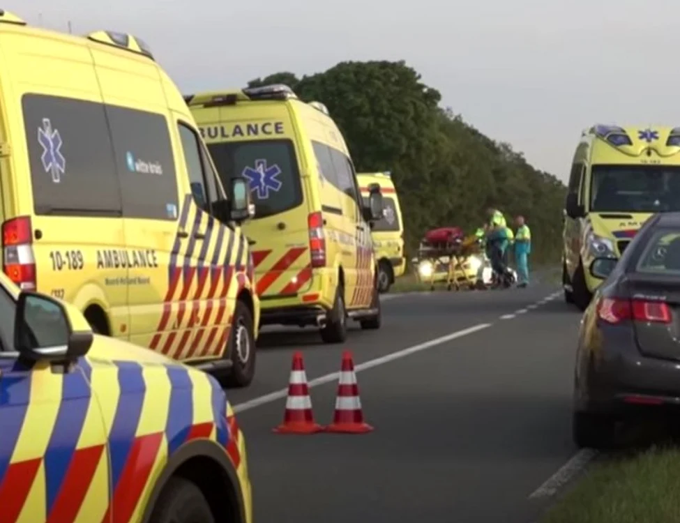 Intervenţie a salvatorilor olandezi la locul accidentului Captura YouTube
