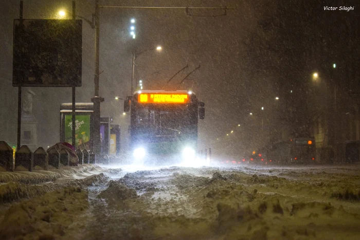 Cod roșu în București FOTO: Facebook/Victor Silaghi