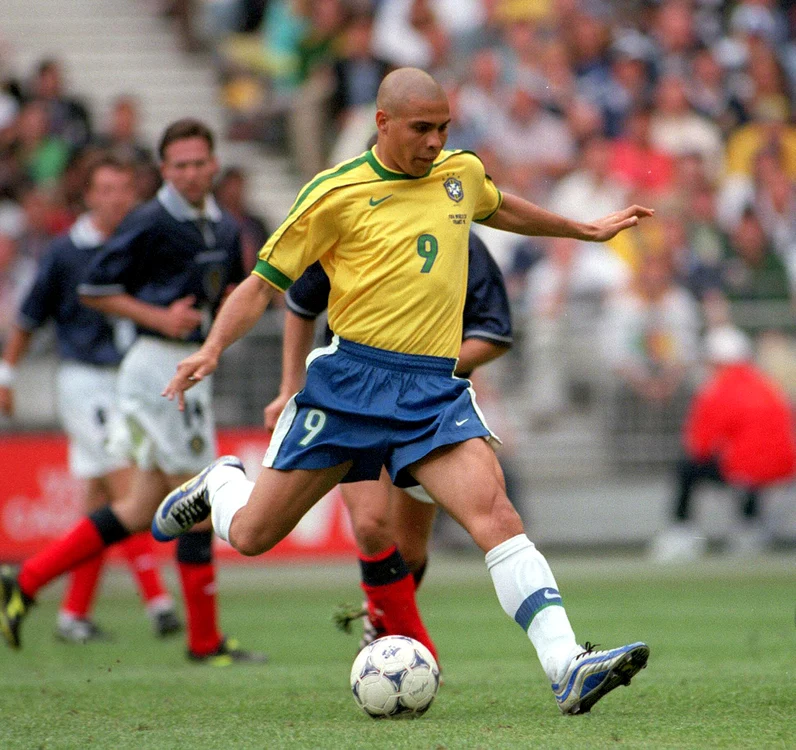 1998 World Cup Finals St Denis Paris 10th June, 1998 Brazil 2 v Scotland 1 Ronaldo, Brazil jpeg