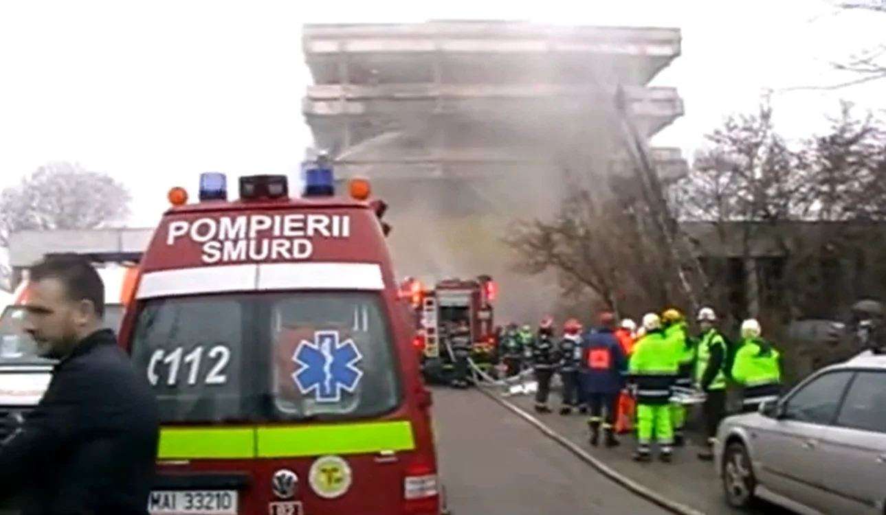 Captură din timpul unui exercițiu de antrenament. Foto: Captură video
