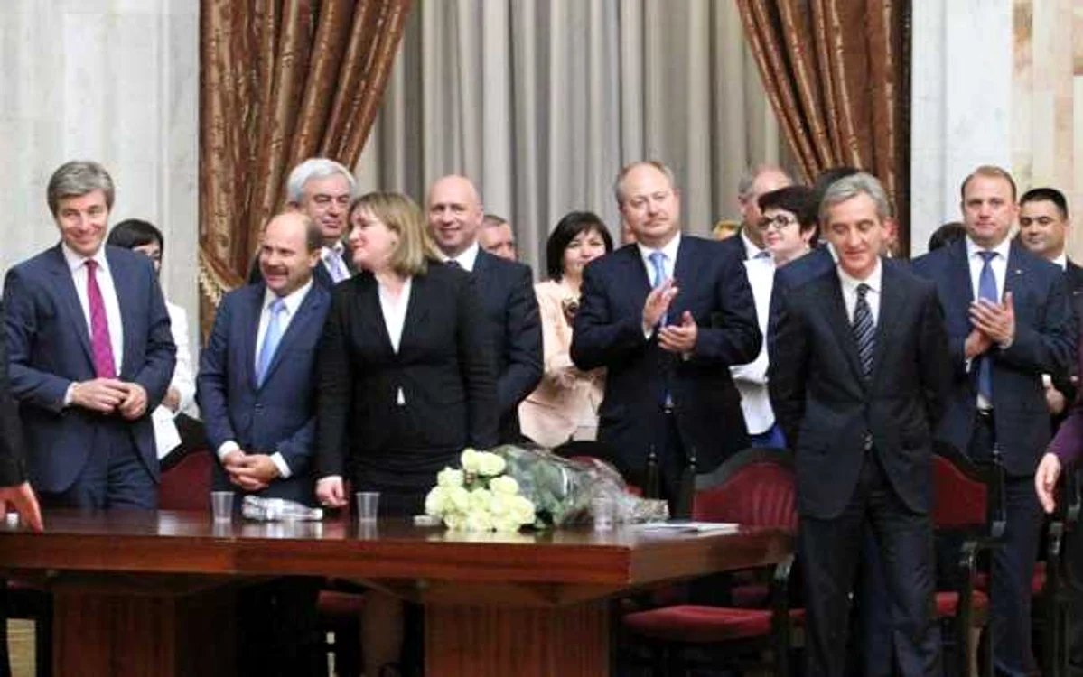 Guvernul Leancă a fost investit pe 31 mai 2013 FOTO: Adevărul