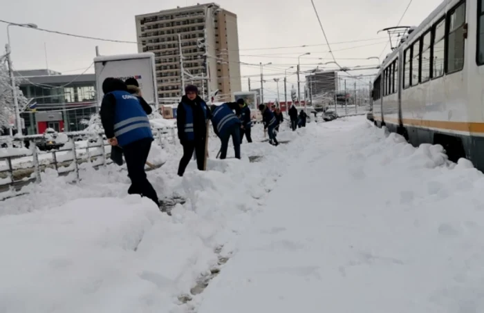 Tramvai iarnă