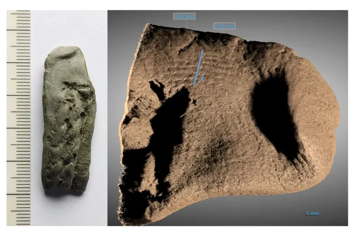Amprenta descoperită pe barcă (© Erik Johansson; model 3D de Sahel Ganji / Lund University)