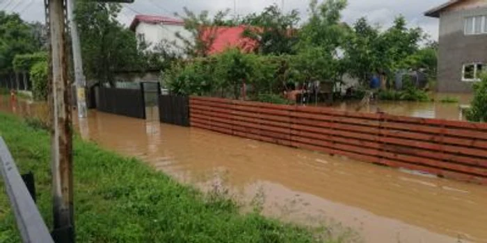 Inundatii case judeţul Giurgiu FOTO ISU Giurgiu