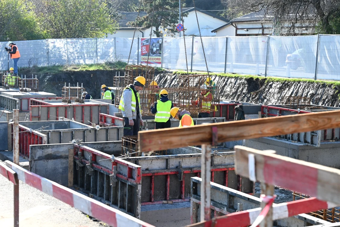 Se construiește o nouă stație de pompieri. FOTO Primăria Sectorului 4