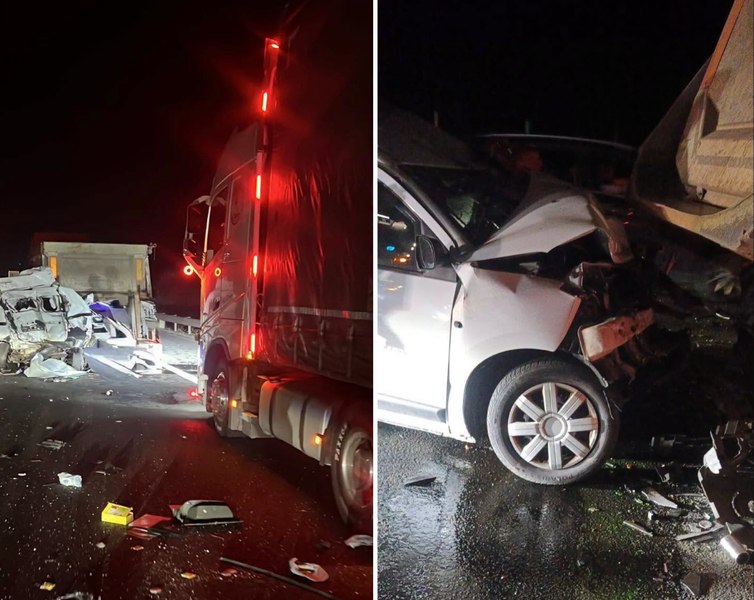 Accident rutier pe Autostrada A1 Timișoara–Lugoj. Patru vehicule au fost implicate, trei persoane au ajuns la spital