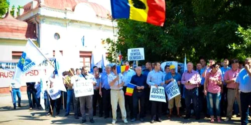 Protest impotriva Guvernului Ponta