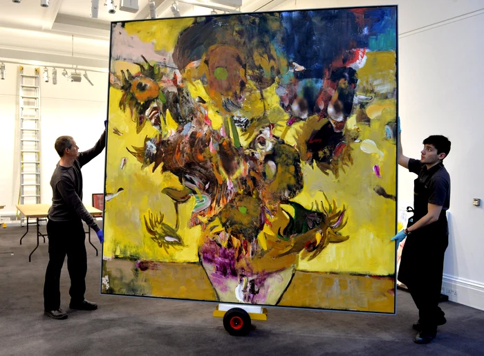 Tabloul ”The Sunflowers in 1937” al lui Adrian Ghenie s-a vândut cu puțin peste 4 milioane de euro