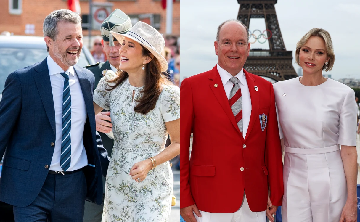 Regele Frederik și Regina Mary Prințul Albert și Charlene jpg