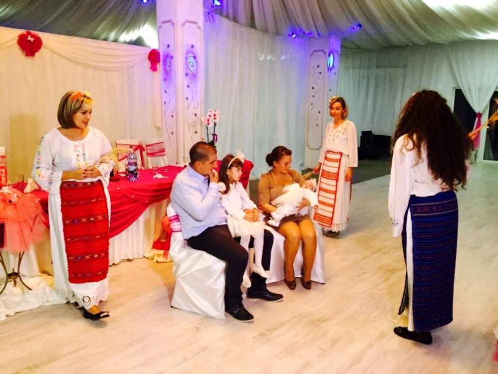 Dalina, Lavinia şi Rujenka, la un botez