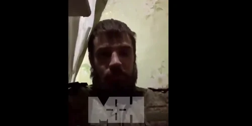 Un soldat rus a înregistrat un mesaj despre abuzurile la care îi supun comandanții Foto Captură Video X jpg