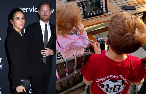 Meghan Markle, Prințul Harry și copiii lor, Archie și Lilibet  