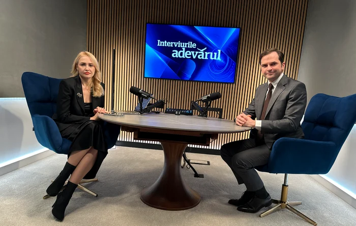 Sebastian Burduja, invitat la Interviurile Adevărul FOTO: Adevărul