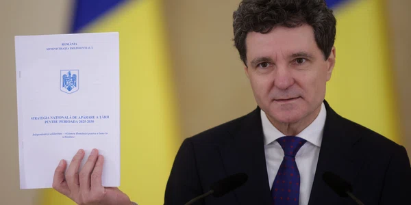 Nicușor Dan, conferință de presă la Palatul Cotroceni Inquam Photos / George Călin