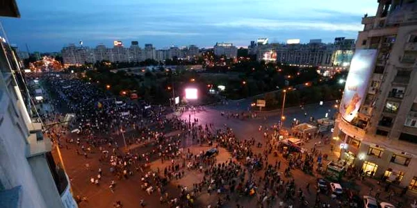 Ziua 15 Proteste rosia montana in bucuresti FOTO Mediafax 