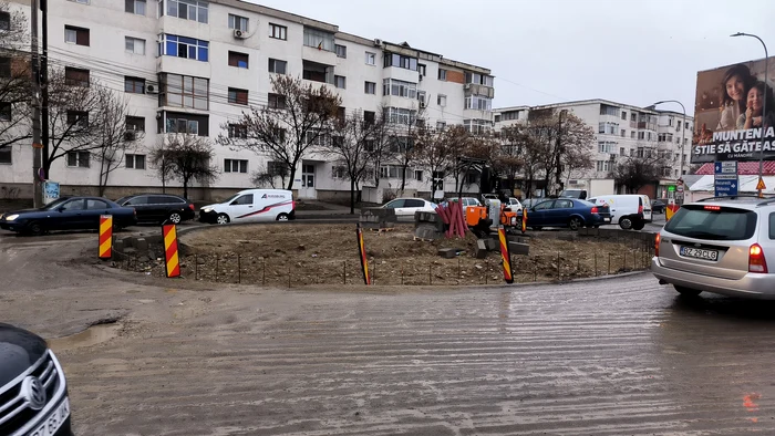 După demolarea rondului abia construit. SURSA I. Bunilă